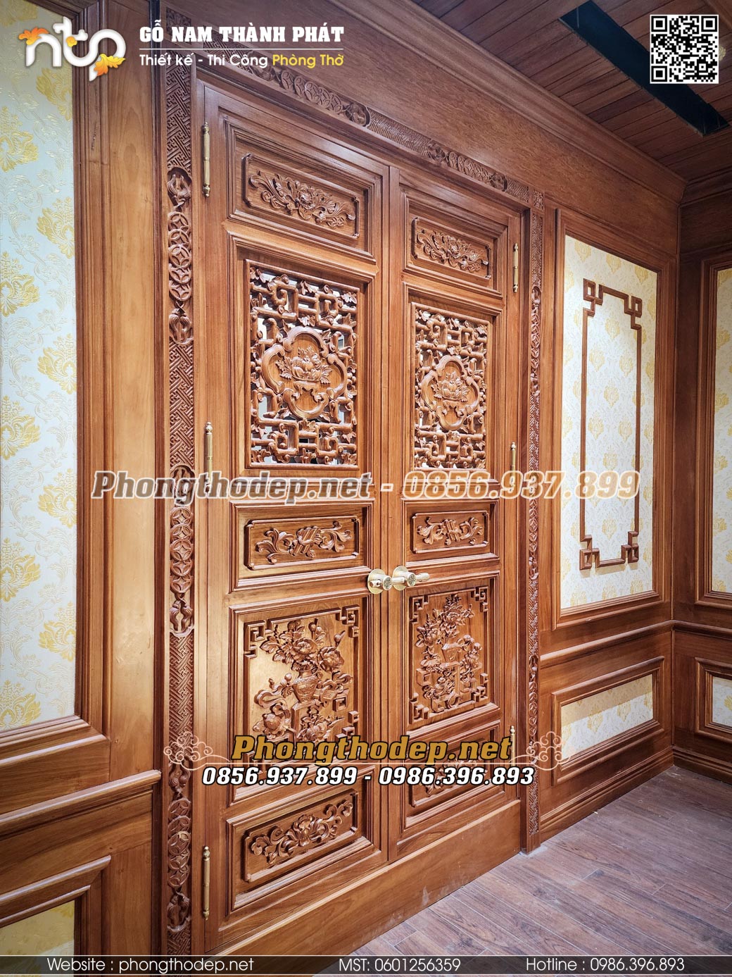 cửa bức bàn gỗ gõ đỏ